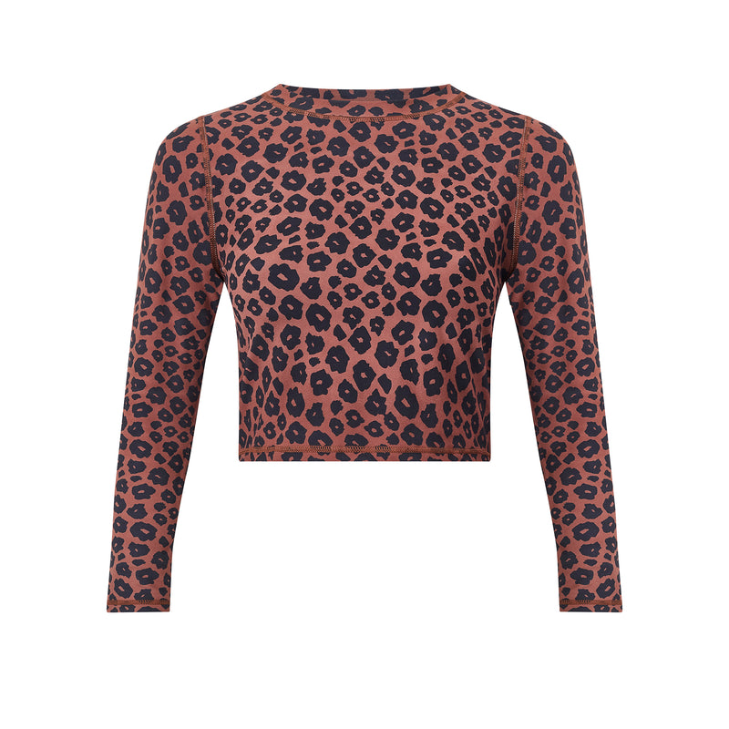 Long sleeve top - Leopard print