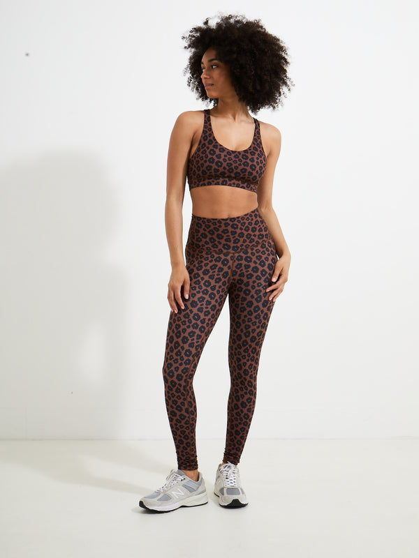 Sports bra - Leopard print