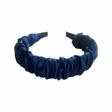Ruched Headband - Navy