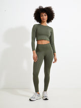 Long sleeve top - Olive