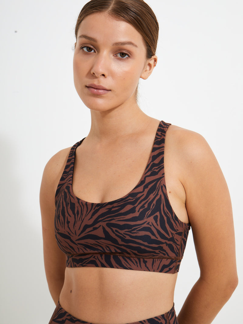 Sports bra - Tiger print