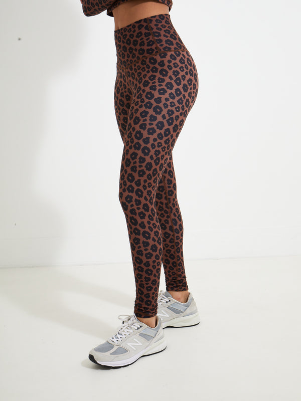 High Rise Legging - Leopard print