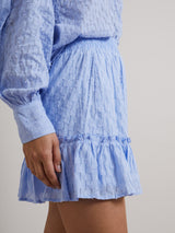 Ida cotton skirt - Blue
