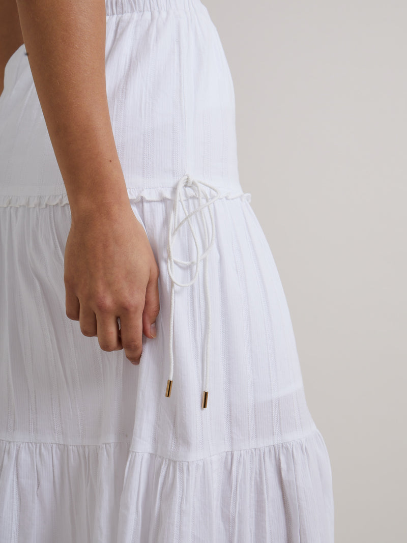 Leila cotton maxi skirt